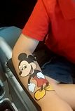 Mickey arm painting